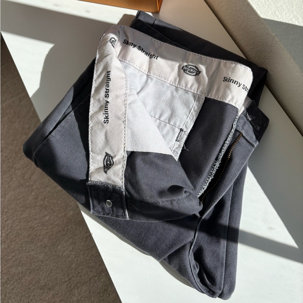 Dickies Black Skinny Straight Pants